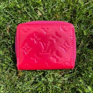 Hot pink wallet